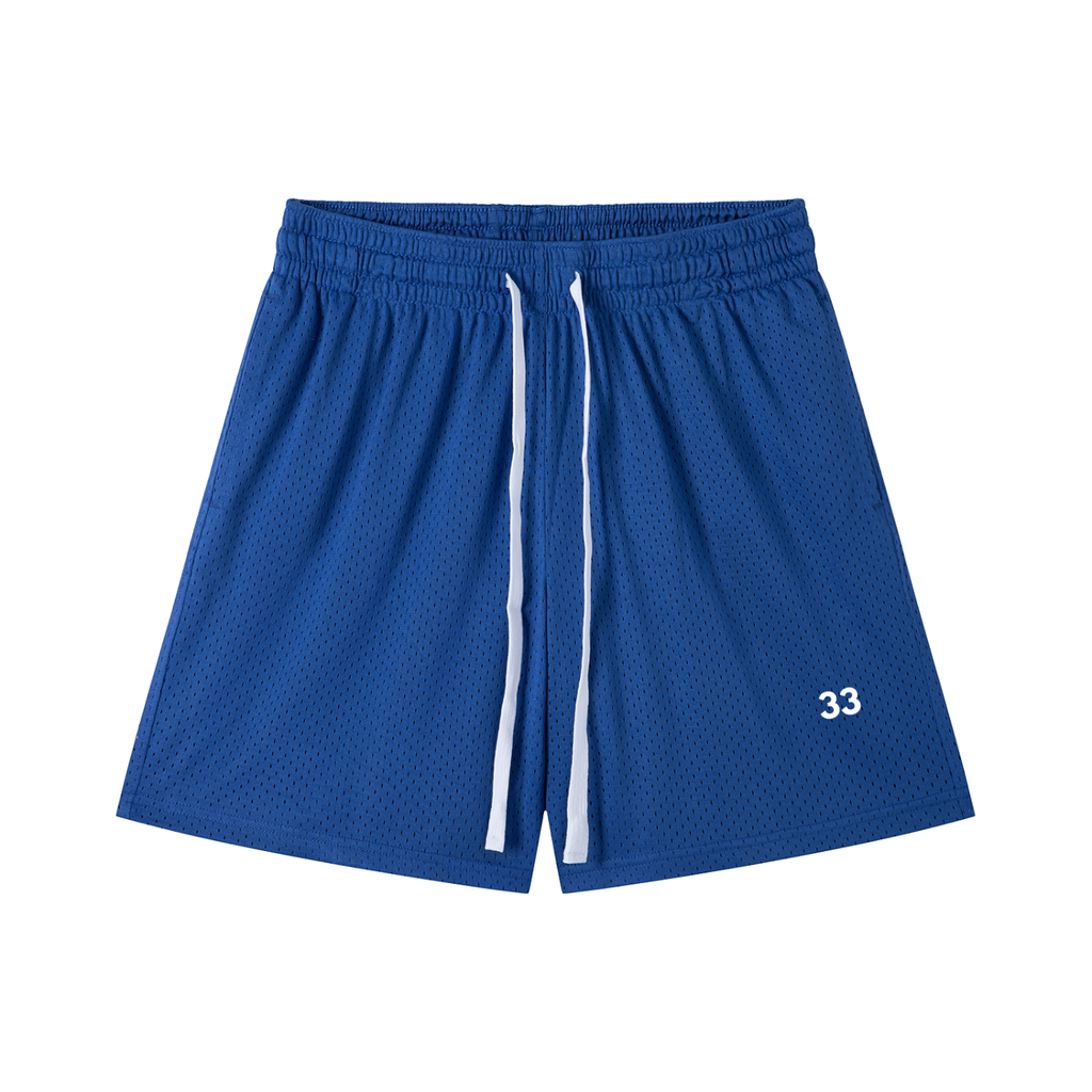 "33" Mesh Drawstring Shorts