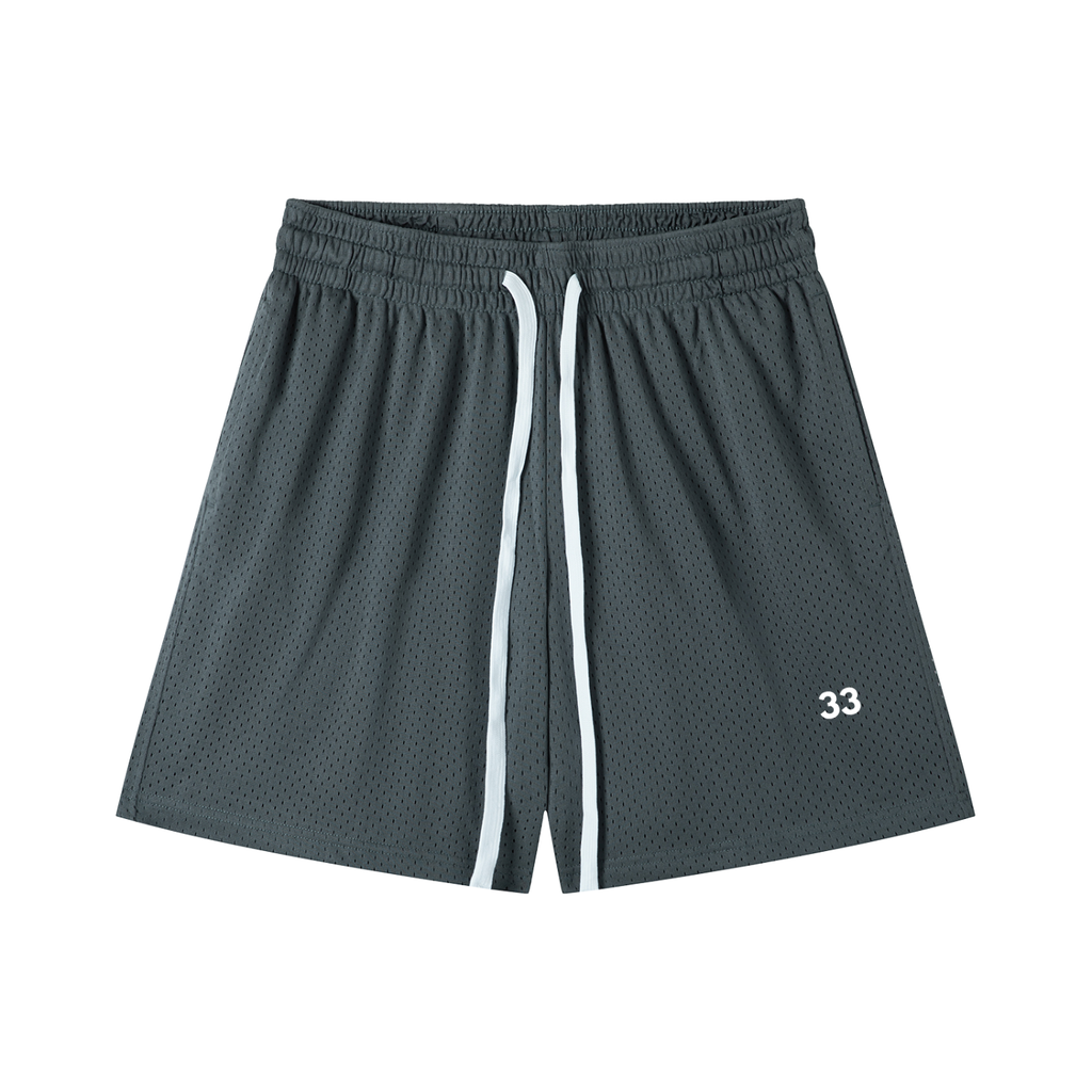 "33" Mesh Drawstring Shorts