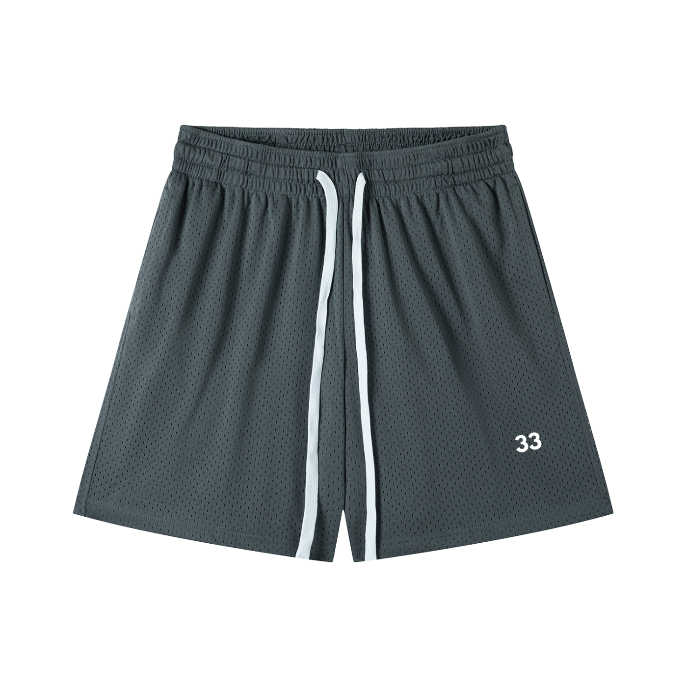 "33" Mesh Drawstring Shorts
