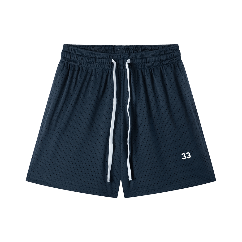"33" Mesh Drawstring Shorts