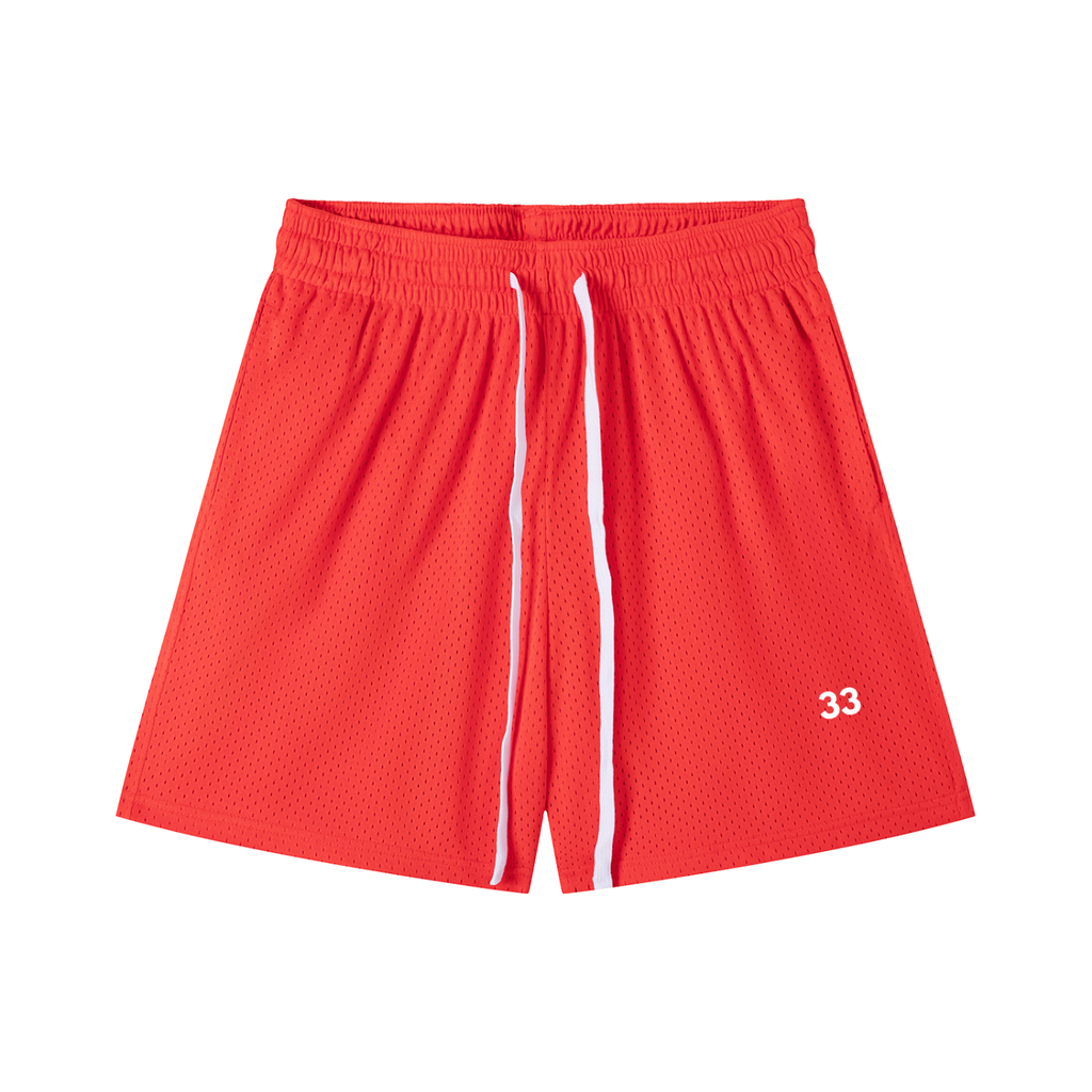 "33" Mesh Drawstring Shorts