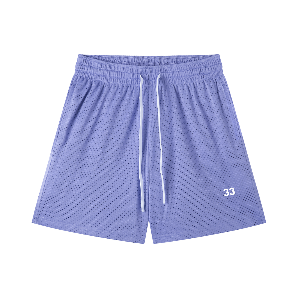 "33" Mesh Drawstring Shorts