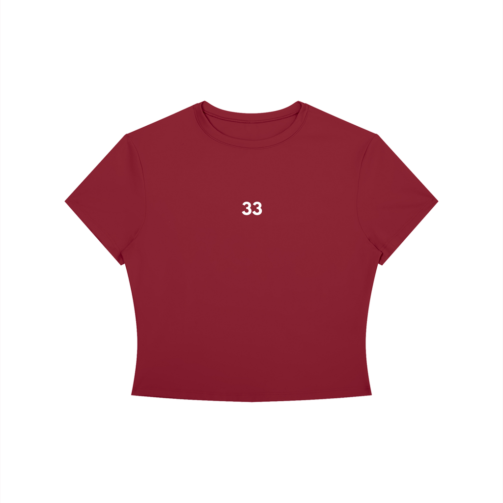 Principle 5 "100% LIFE" Women's Crewneck Crop T-Shirt