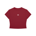 Principle 5 "100% LIFE" Women's Crewneck Crop T-Shirt