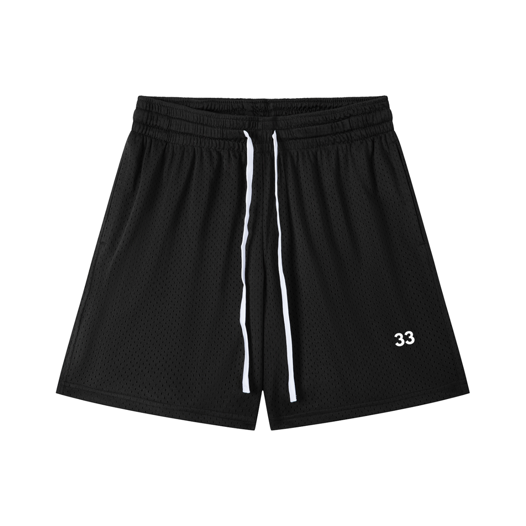 "33" Mesh Drawstring Shorts
