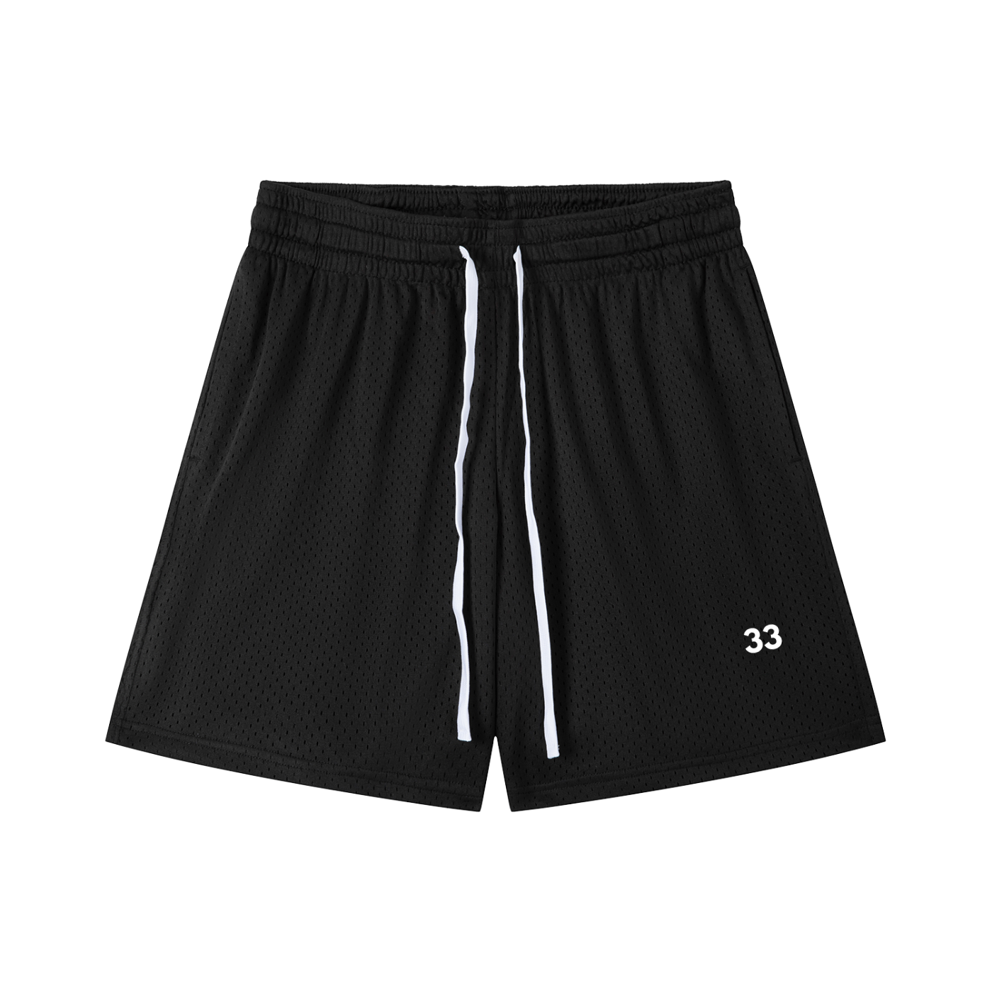 "33" Mesh Drawstring Shorts